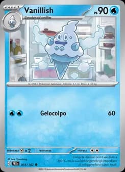 Vanillish card in Italian