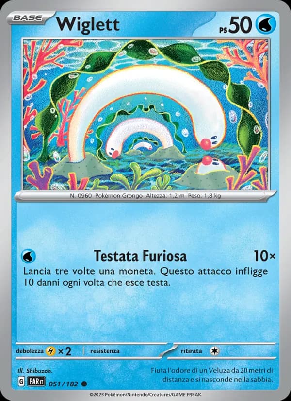 Wiglett card in Italian