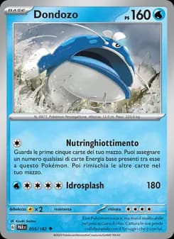 Dondozo card in Italian