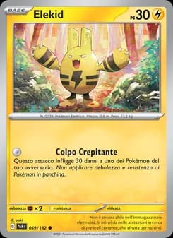 Elekid card in Italian