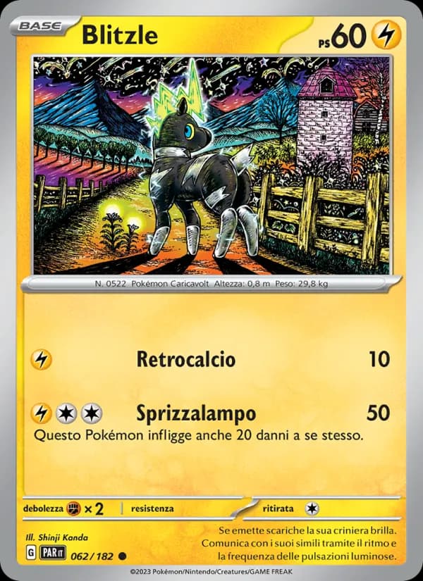Blitzle card in Italian