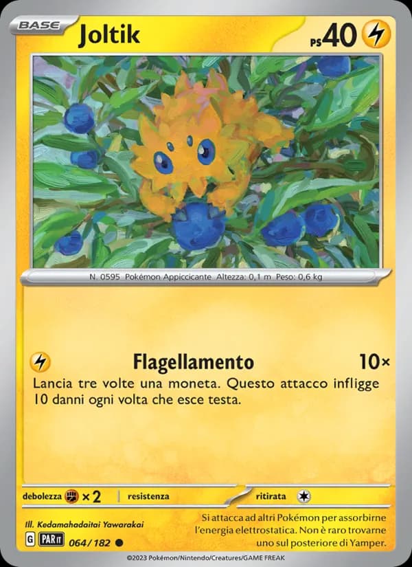 Joltik card in Italian
