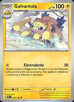 Galvantula card in Italian