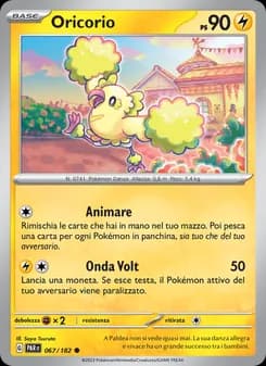 Oricorio card in Italian