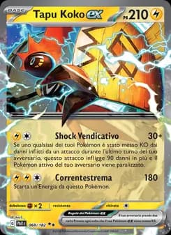 Tapu Koko-ex card in Italian