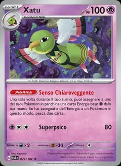 Xatu card in Italian