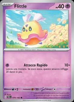 Flittle card in Italian