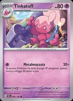 Tinkatuff card in Italian