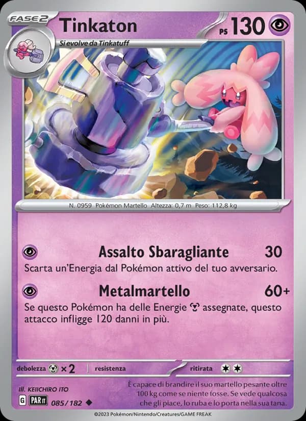 Tinkaton card in Italian