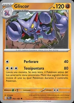 Gliscor card in Italian