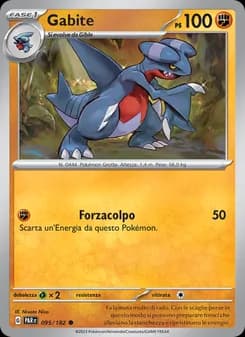 Gabite card in Italian