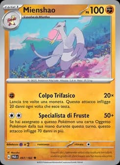 Mienshao card in Italian