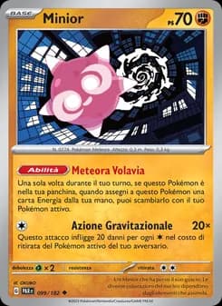 Minior card in Italian