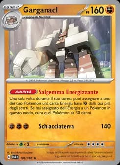 Garganacl card in Italian