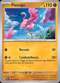 Flamigo card in Italian