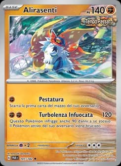 Alirasenti card in Italian