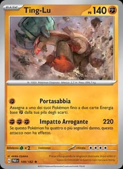 Ting-Lu card in Italian