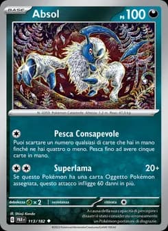 Absol card in Italian