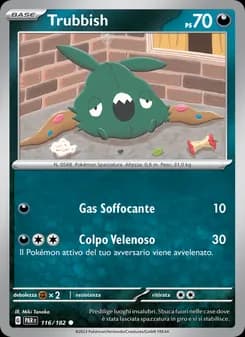 Trubbish card in Italian