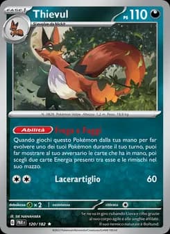 Thievul card in Italian