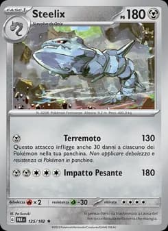 Steelix card in Italian