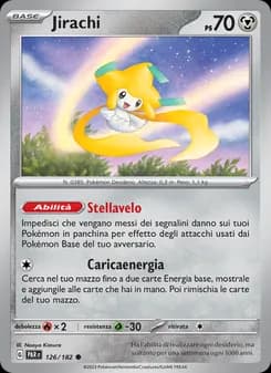 Jirachi card in Italian