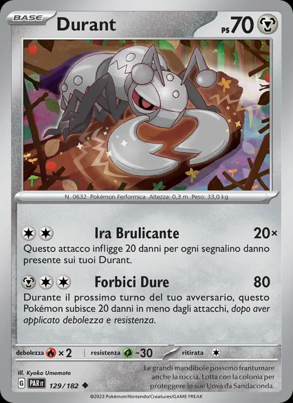 Durant card in Italian
