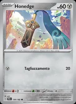 Honedge card in Italian