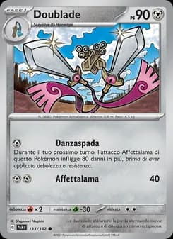 Doublade card in Italian