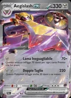 Aegislash-ex card in Italian