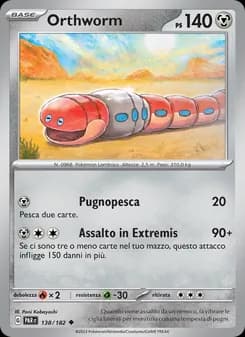 Orthworm card in Italian