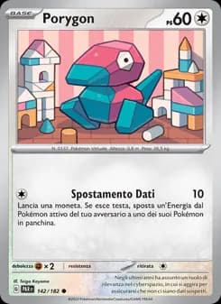 Porygon card in Italian
