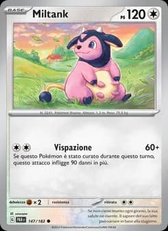 Miltank card in Italian