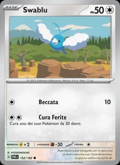 Swablu card in Italian