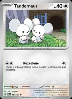 Tandemaus card in Italian