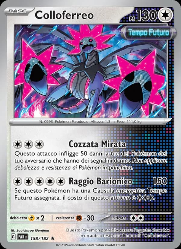 Colloferreo card in Italian