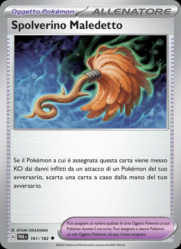 Spolverino Maledetto card in Italian