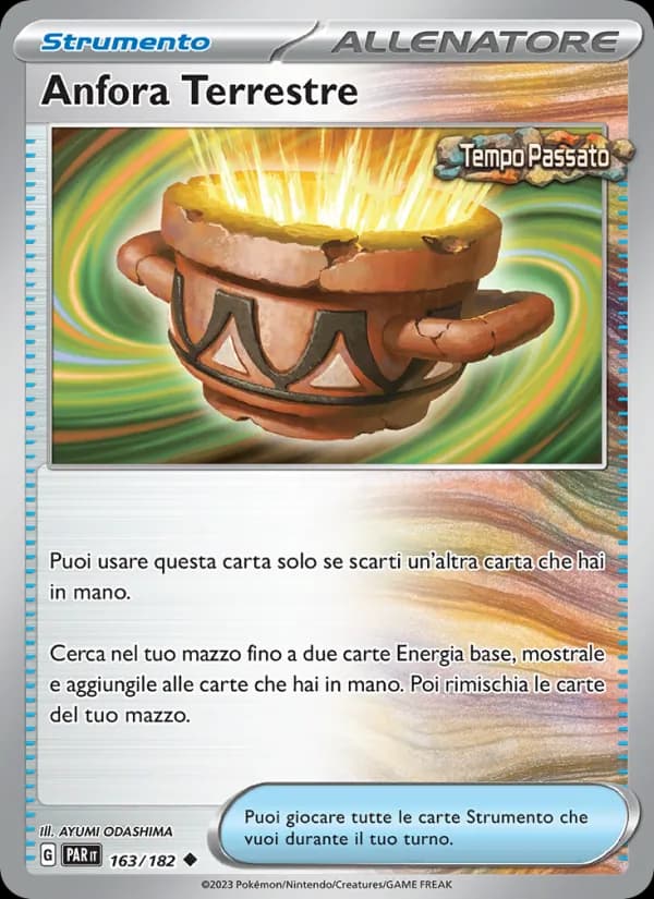 Anfora Terrestre card in Italian