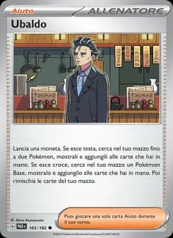 Ubaldo card in Italian