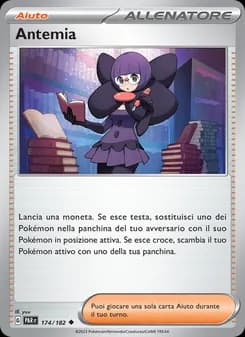 Antemia card in Italian