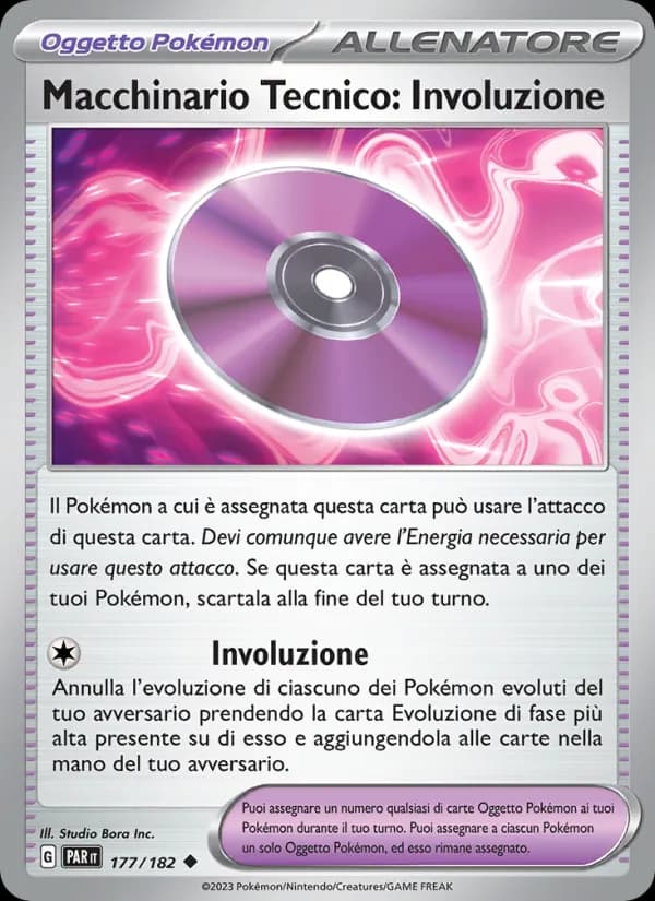 Macchinario Tecnico: Involuzione card in Italian