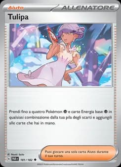 Tulipa card in Italian