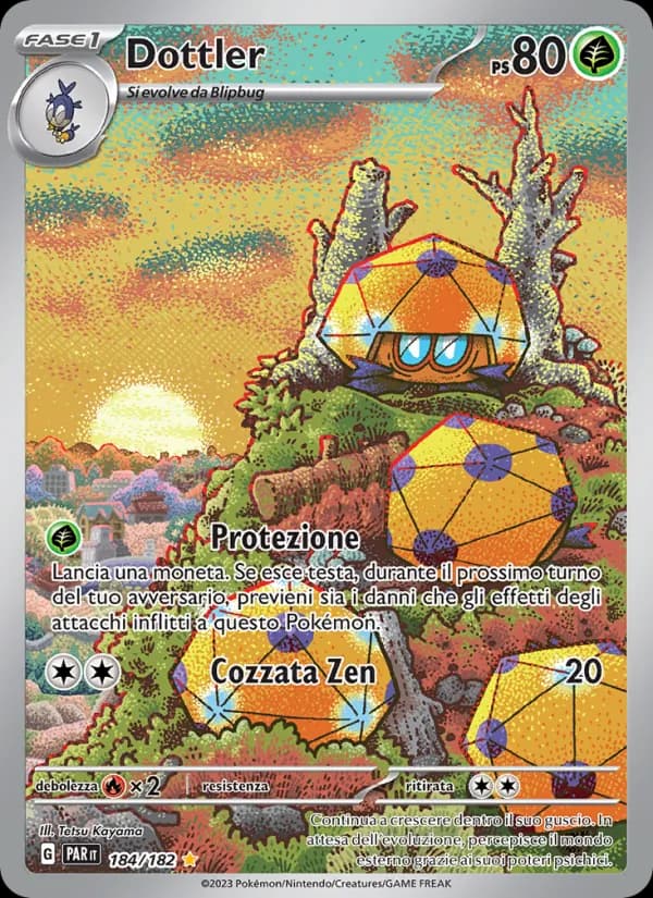 Dottler card in Italian