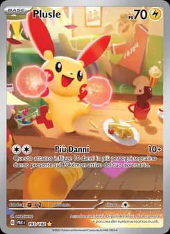 Plusle card in Italian