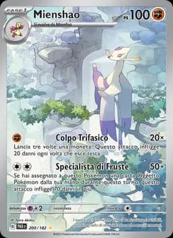 Mienshao card in Italian