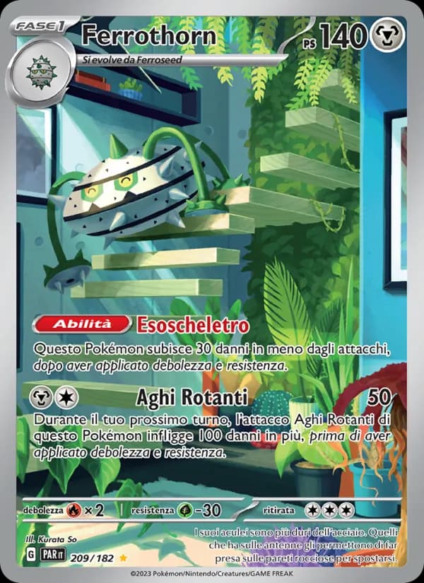 Ferrothorn card in Italian