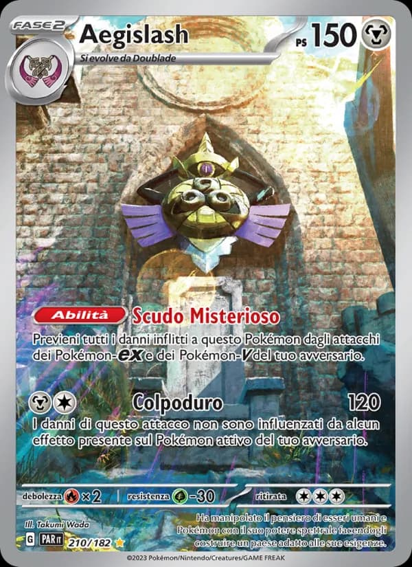 Aegislash card in Italian