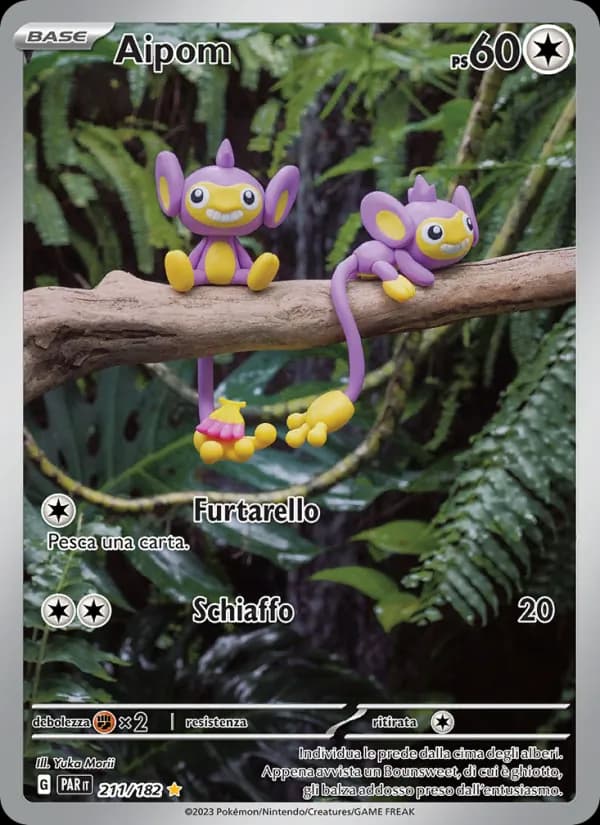 Aipom card in Italian