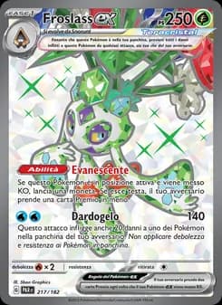 Froslass-ex card in Italian