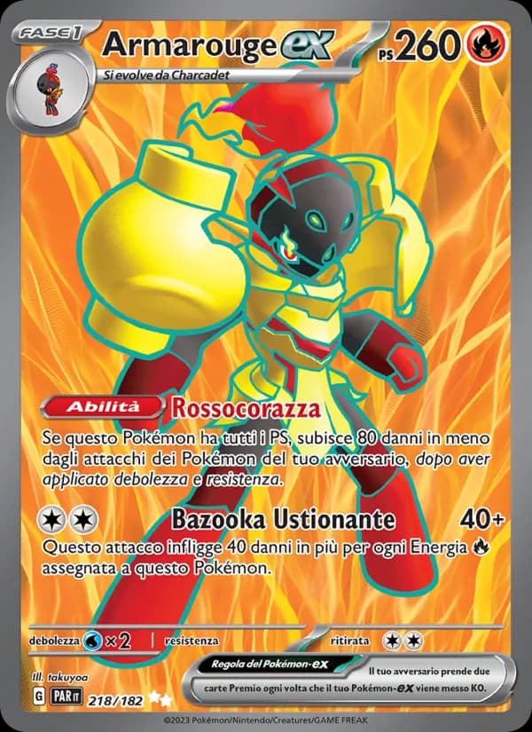Armarouge-ex card in Italian